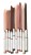 Nine Jane Iredale ColorLuxe Eye Shadow Stick shades opened to show cream eyeshadow colours.