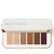 Jane Iredale Pure Basic six-shade eyeshadow palette in an elegant white and gold compact.