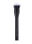 INIKA Foundation makeup brush with a simple black handle and dense rounded bristles fading from dark graphite to white tips.