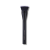INIKA Organic makeup brush with a black handle and dense flat-top bristles in dark shades with lighter tips.