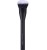 INIKA Organic Cheek Topper Brush with dense soft rounded synthetic bristles and an elegant matte black handle.