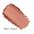 Sheer Honey shade swatch of Jane Iredale PurePressed Blush in a warm matte peach-caramel tone.