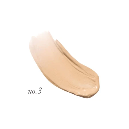 Jane Iredale Active Light shade No. 3 swatch in a medium neutral beige tone.