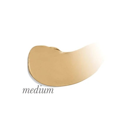 Medium shade swatch of Jane Iredale Dream Tint in a warm neutral-yellow tone.