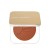 Gold and white Jane Iredale refillable compact with a minimalist design, front text “you make the world more beautiful” and powder inside.