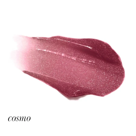 Cosmo shade swatch in a deeper berry-wine pink with subtle shine.