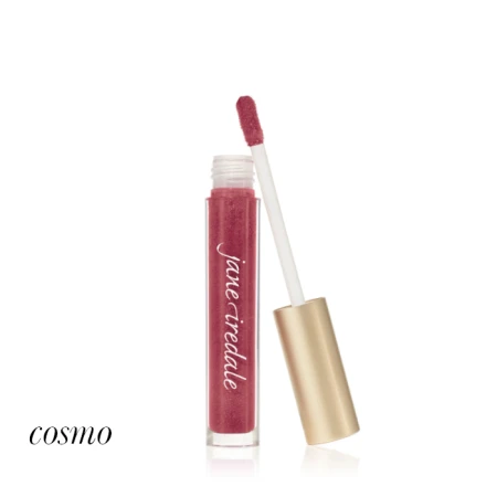 Jane Iredale HydroPure Lip Gloss in Cosmo with a deep pink pearly finish.