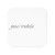 Closed white Jane Iredale refillable powder compact with minimalist elegant design and brand logo.