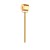 Gold facial microneedling roller for home Environ skincare treatments.