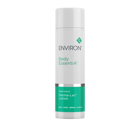 ENVIRON Derma-Lac Lotion white pump bottle with white cap and green-and-white label.