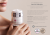 Woman holding Revival Masque beside lifting message, product description and beauty award logos.