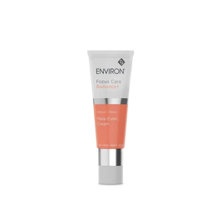ENVIRON C-Boost Mela-Even Cream tube with white cap and orange-and-white label.