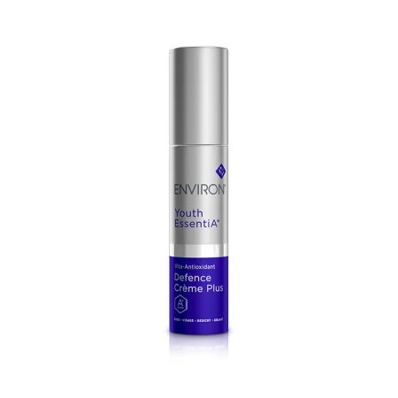 ENVIRON Antioxidant Defence Creme Plus 35 ml silver bottle with silver cap and navy label.