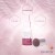 Frown Serum technology graphic with soft wavy lines, pink tones and three highlighted active ingredients.