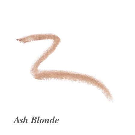 Swatch of Jane Iredale PureBrow Brow Powder in Ash Blonde, a neutral cool light brown shade for filling and shaping fair or ashy brows.