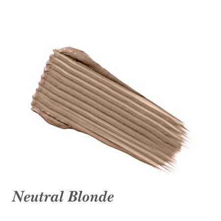 Neutral Blonde shade swatch of Jane Iredale PureBrow Brow Gel for a soft blonde brow look.