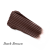 Dark Brown shade swatch of Jane Iredale PureBrow Brow Gel for darker brow definition.