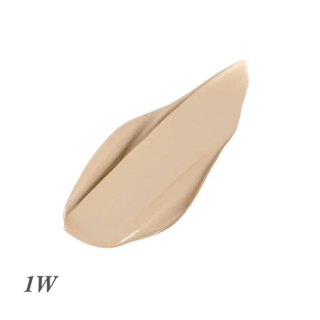 1W shade swatch of Jane Iredale PureMatch Liquid Concealer in a very fair warm tone.