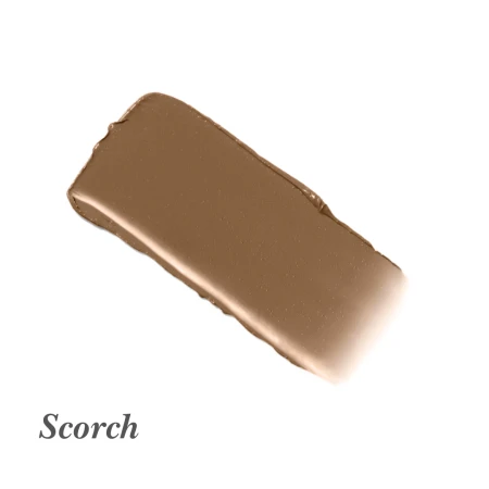 Scorch shade swatch of Jane Iredale Glow Time Bronzer Stick in a deeper bronze tone.