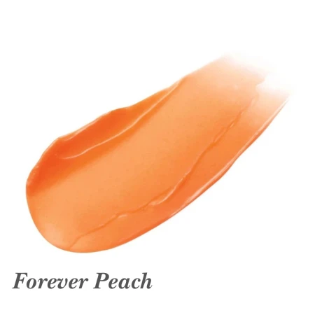 Colour swatch of Jane Iredale Just Kissed Lip and Cheek Stain in the shade Forever Peach.