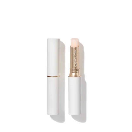 Jane Iredale Just Kissed Lip and Cheek Stain in the shade Forever You, shown in elegant white and gold packaging.
