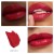 Candy apple shade of Jane Iredale ColorLuxe lipstick in a classic deep cool red.