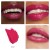 Peony shade of Jane Iredale ColorLuxe lipstick in a vivid saturated pink.