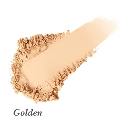 Powder-Me SPF 30 shade swatch Golden, a warm light beige with a yellow undertone.