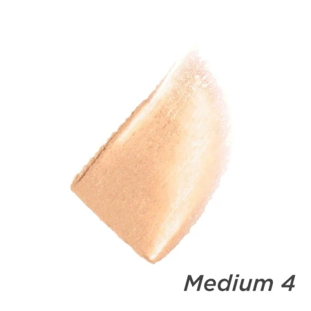 Medium 4 shade swatch of Jane Iredale HydroPure Tinted Serum in a neutral-warm beige tone.