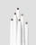 Set of Jane Iredale PureBrow Precision Pencils in different shades with triangular precision tips.