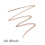 Ash Blonde shade swatch of Jane Iredale PureBrow Precision Pencil in a cool light brown tone.