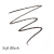 Soft Black shade swatch of Jane Iredale PureBrow Precision Pencil in a deep brown-black tone.