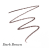 Dark Brown shade swatch of Jane Iredale PureBrow Precision Pencil in a deep neutral brown tone.