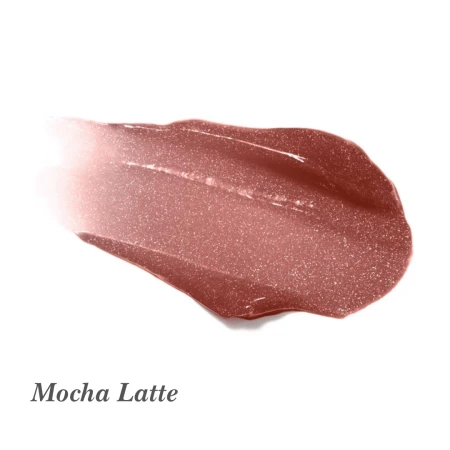 Mocha Latte shade of Jane Iredale HydroPure Lip Gloss in a neutral brown with soft shimmer.