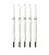 Five Jane Iredale PureBrow Precision Pencils with angled tips and spoolie brushes.