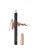 INIKA Organic Lip Crayon TAN NUDE with gold cap and a satin warm nude colour swatch.