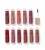 Jane Iredale Beyond Matte Lip Stain collection in transparent tubes showing multiple shades.