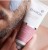 Close-up of Environ Focus Care Comfort+ Anti-Pollution Masque next to men's facial skin with a grey mask sample applied.