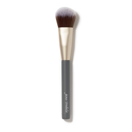 Jane Iredale Cheek Brush close-up showing rounded fluffy brush head.