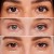 Before-and-after eye images showing lashes with Beyond Lash Volumizing Mascara.