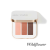 Wildflower eyeshadow trio with peach, copper-rose shimmer and deep brown shades.