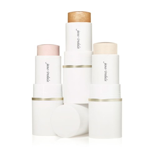 Three Jane Iredale Glow Time Highlighter Sticks in Cosmos, Eclipse and Solstice.