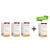 Four-pack SAROOBOS Rooibos Honeybush Tea 3 + 1 FREE set on a white background.
