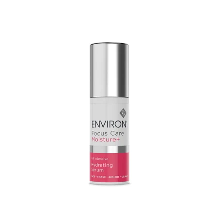ENVIRON Intensive Hydrating Serum white bottle with silver cap and pale pink label.