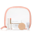 Jane Iredale Forever You Kit with selected PurePressed Base shade, white compact, Forever You lip stain, Smooth Affair mini primer and a pink-trim cosmetic bag.