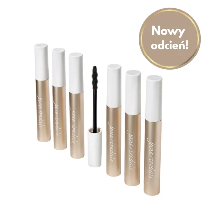 Jane Iredale Lash Fixation Tubing Mascara product and shade overview.