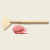 Jane Iredale fan makeup brush for blush, bronzer, highlighter and soft powder application.