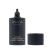 Open INIKA Organic Serum Foundation with elegant navy packaging and gold accents.