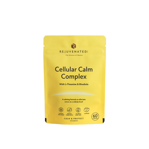 Main Rejuvenated Cellular Calm Complex pack in yellow-beige packaging.