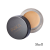 INIKA Organic Full Coverage Concealer jar with a dark matte lid and creamy beige product inside.